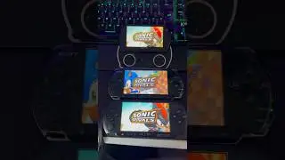 Sonic Rivals - PSP Go vs PSP Street vs PSP Slim Speed test comparison! #sonic #short #shorts #psp