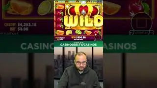 BIG WIN ON JUICY FRUITS!! #shorts