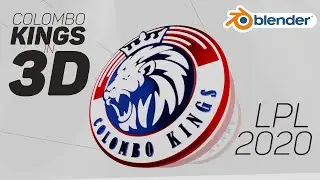 LPL T20 - Colombo Kings 3D Logo Revealed! by JUMBLED | Lanka Premier League 2020