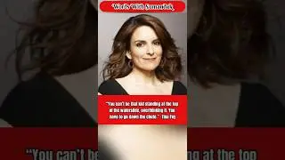 Tina Fey: &ldquo;There are no mistakes, only opportunities.&rdquo; @WordsWithSumandak #tinafey #quotes #quote