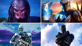 ALL FORTNITE CROSSOVER TRAILERS (Seasons 1 &ndash; 15, including Mando's Bounty)