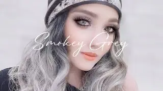 Smokey Grey #makeup #makeuptutorial #makeupartist #makeuplook #greyhair #greyeyes #coolmakeup