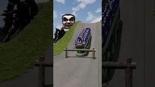 Logs vs Monster Moon BeamNG-Drive #gameplay #simulator #gaming #beamngdrive.