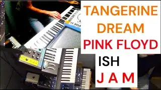 Tangerine Dream Pink Floyd inspired dawless jam B Odyssey Monopoly Moog Grandmother Microfreak
