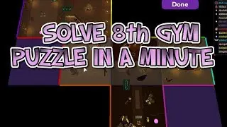 Solve 8th Gym Puzzle In a Minute EASY | Pokemon Brick Bronze