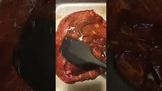 Sirloin steak seasoning overnight then BBQ it the next day