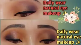 Daily wear natural eye makeup ✨Roz ka simple eye look, natural sa glow ✨