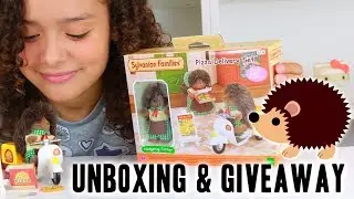 Ambi C | Sylvanian Families Hedgehog Father Pizza Delivery Set | Toy Unboxing
