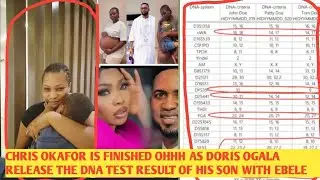 FRESH UPDATE OHH‼️ CHRIS OKAFOR IS FINISHED OH🔥 DORIS OGALA RELEASE DNA RESULT OF HIS SON WITH EBELE