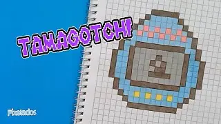 HOW TO DRAW A TAMAGOTCHI STEP BY STEP IN PIXEL ART - PIXELATED