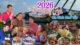 Gia Đình Sum Vầy Làm Nhiều Món Ngon Đón Năm Mới Tết Dương Lịch 2026