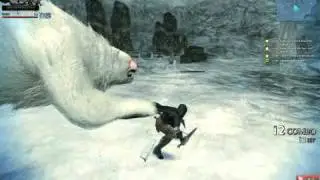 Vindictus EU / Polar Bear Solo with Spear Lann Lv 26