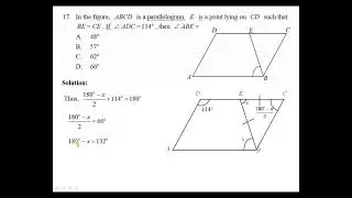 2016 HKDSE Maths Core Paper 2 Solution q17, Basic Geometry(基本幾何)