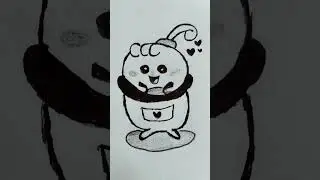 pussy cat drawing ❣️ #Tusar  art gallery