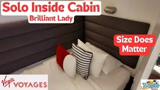Virgin Voyages Solo Inside Cabin Tour | Brilliant Lady Cabin 12244M (I1) &ndash; Is It Worth It?