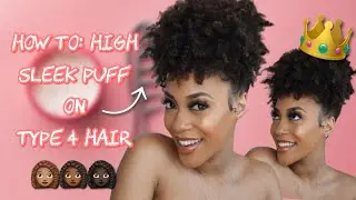 High Sleek Puff | 4B Hair | YELLOOBERRY