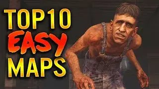 Top 10 EASIEST Treyarch Zombies Maps