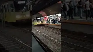 tiempo real en el tren ligero ,linea 1 ,luego del accidente
