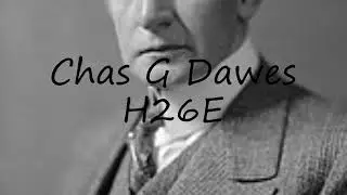 How to pronounce Chas G Dawes H26E in English?