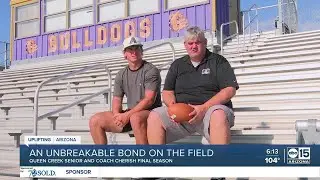 Father and son in Queen Creek soak up final football season together