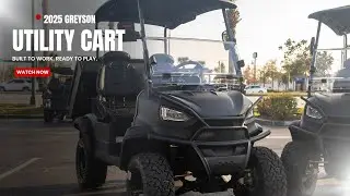 Greyson Utility Golf Cart &ndash; Lithium Power, Dump Bed & Apple CarPlay! ⚡
