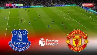 Everton vs Manchester United - Premier League 2026 | Full Match All Goals | Pes 21 Gameplay