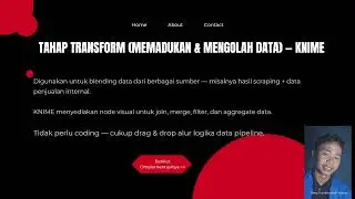 PROSES ETL DENGAN MENGGUNAKAN OCTOPARSE, KNIME, DAN OPENREFINE