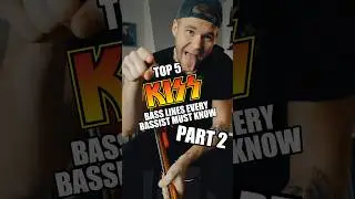 Part 2! The greatest bass lines with @KISS is here! 🔥 #kiss #bassist #rock #musicians #fypシ