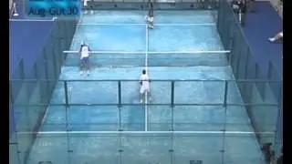ESPECTACULAR PUNTO DE PADEL Final Mundial Murcia 2006 Losada-Mieres & Auguste-Gutierrez