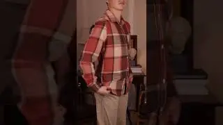 COOFANDY Mens Flannel Shirt Long Sleeve Lightweight Plaid Casual Button Down (Link in Comments)