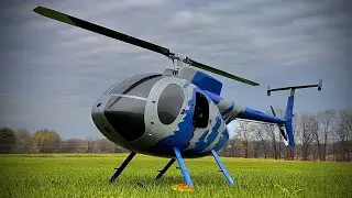 Synergy E7se Scale 700 MD500 Maiden Flight