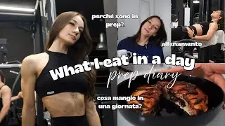 WHAT I EAT IN A DAY | RICETTE, CHIACCHIERE E ALLENAMENTI A TRE SETTIMANE DALLA GARA #bodybuilding