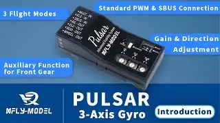 XFly Pulsar| 3-AXis Gyro RC Flight Controller including Front Gear Lock
