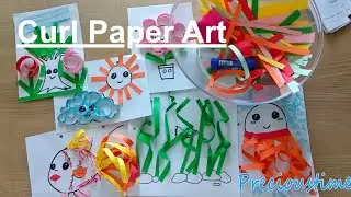 Curl Paper Art - Art For Kids