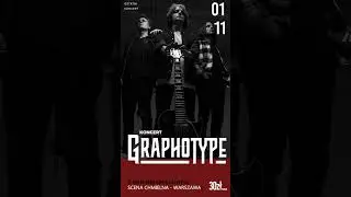 Koncert #Graphotype 1go Listopada - Scena chmielna  20:00  #warszawa #koncert #WarsawRockScene
