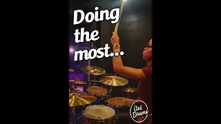 Doing the most at sound check 🙃. . . #girlondrums