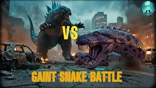 KING KONG and GODZILLA confront a GIANT PYTHON: A terrifying battle in the city | King Kong Movie