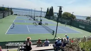 2025 Washington State Open Men's Open Singles - QF 1st set Ernesto Escobedo[1] vs Lucas Gomez[8]