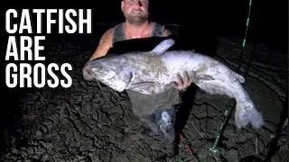 MOST DISTUSTING Muddy Night of Catfishing 2024 #kansasfishing  #fishing  #catfishing #catfishfishing