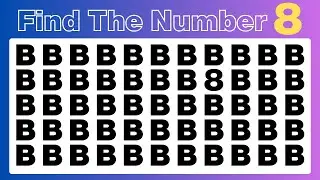Find the ODD One Out - Numbers and Letters Edition ✅