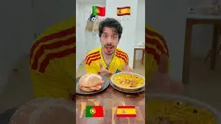 Comida de España vs Portugal ⚽