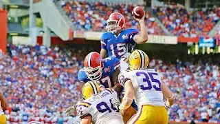 Tim Tebow Jump Pass Touchdown, First TD Pass 2006 LSU at Florida (4K60fps)