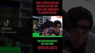 Air Jordan 8 playoff 1993 VS 2023 ,why they messed up #sneakers