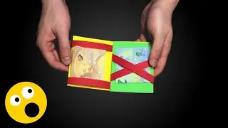 MAGISCHES Portemonnaie 💰 ZAUBERTRICK Geldbeutel aus Papier basteln 🎉