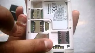 Using the Dual SIM Card and MicroSD card on Panasonic T31