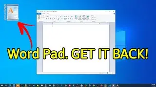Get WORD PAD Back in 2025