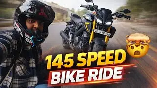 145 km/h Bike Ride | Calm Roads, Crazy Speed😎 Clean & Professional