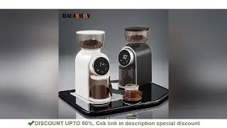 Electric Burr Coffee Grinder Automatic Precision Mill Espresso Drip Pour Over American Coffee