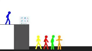 Stickman animation, parkour full animation