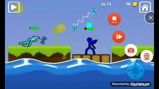 jogando x1 com bot hard supreme duelistc (stickman)